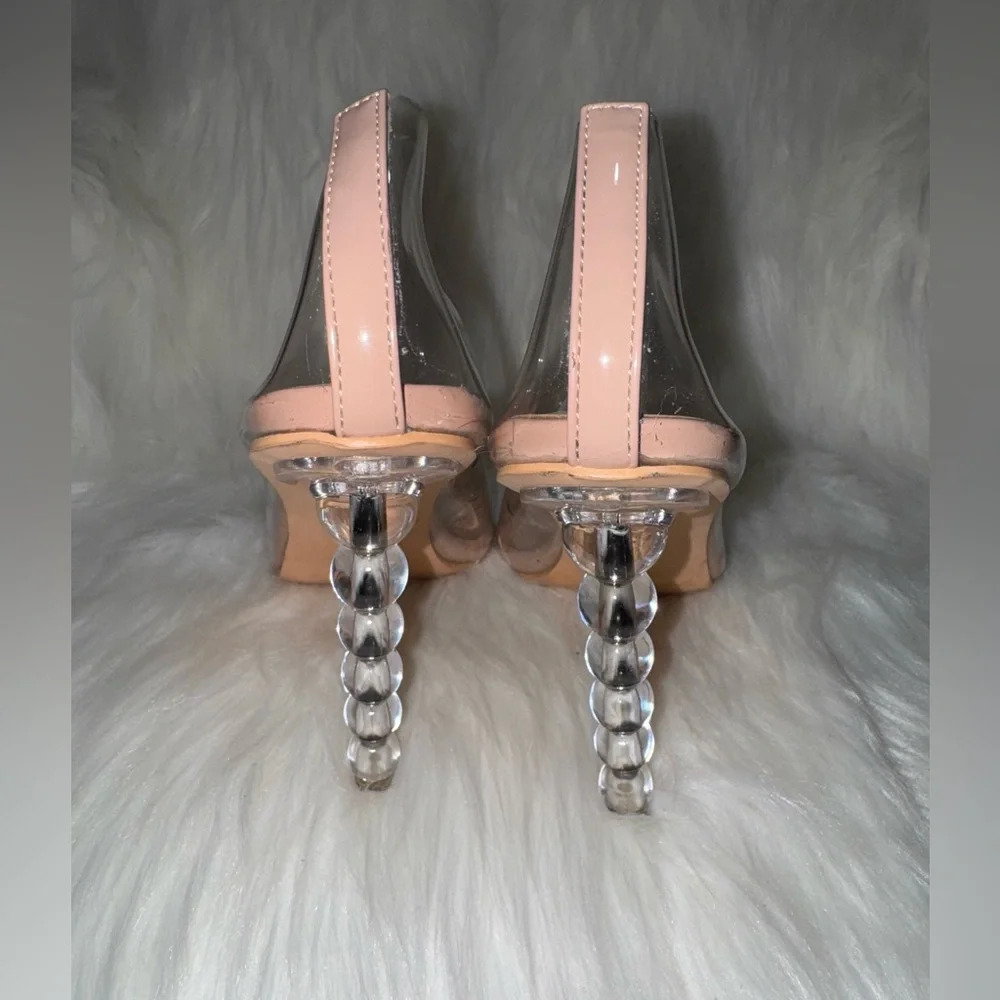 Azalea Wang Tan Pointed Toe Heels With Classic Pu… - image 3